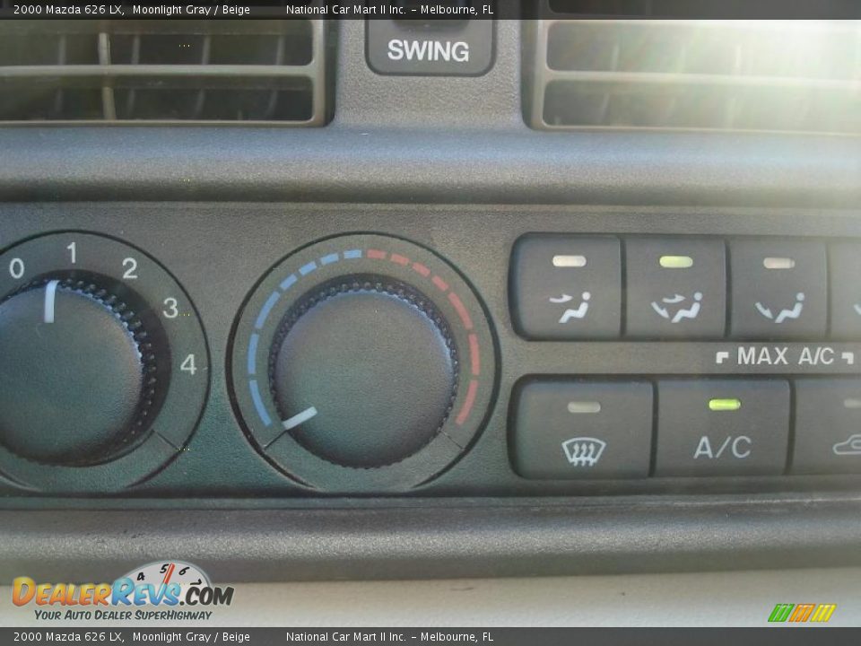 2000 Mazda 626 LX Moonlight Gray / Beige Photo #14