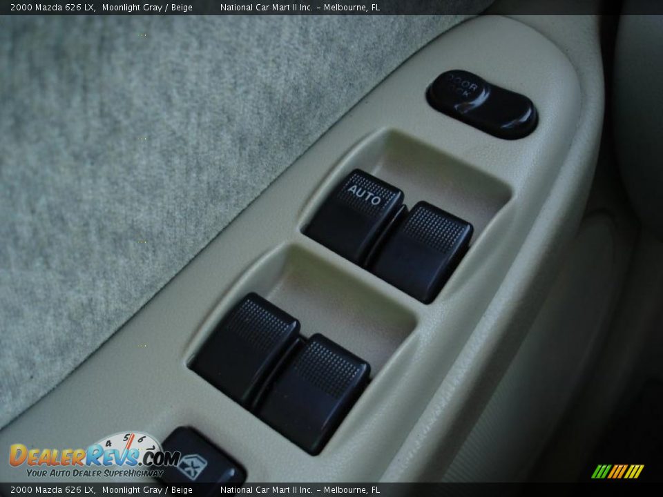 2000 Mazda 626 LX Moonlight Gray / Beige Photo #16