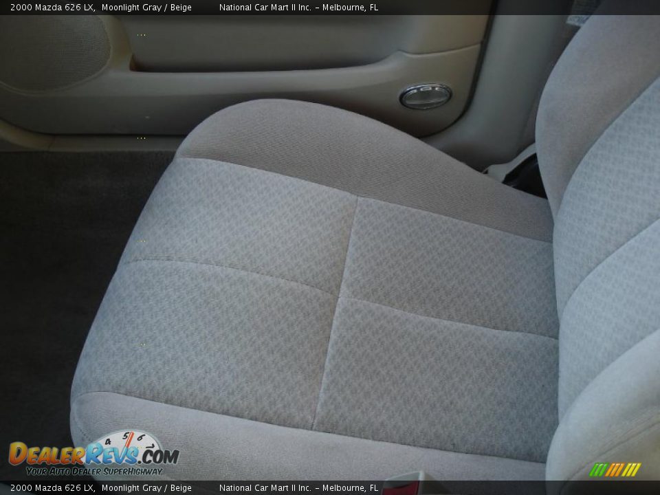 2000 Mazda 626 LX Moonlight Gray / Beige Photo #20