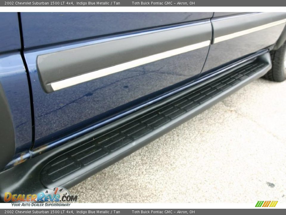 2002 Chevrolet Suburban 1500 LT 4x4 Indigo Blue Metallic / Tan Photo #20