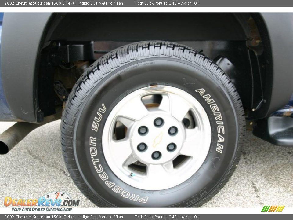 2002 Chevrolet Suburban 1500 LT 4x4 Indigo Blue Metallic / Tan Photo #21