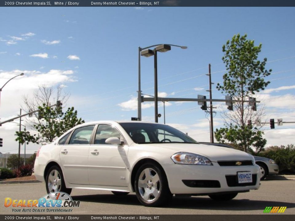 2009 Chevrolet Impala SS White / Ebony Photo #2