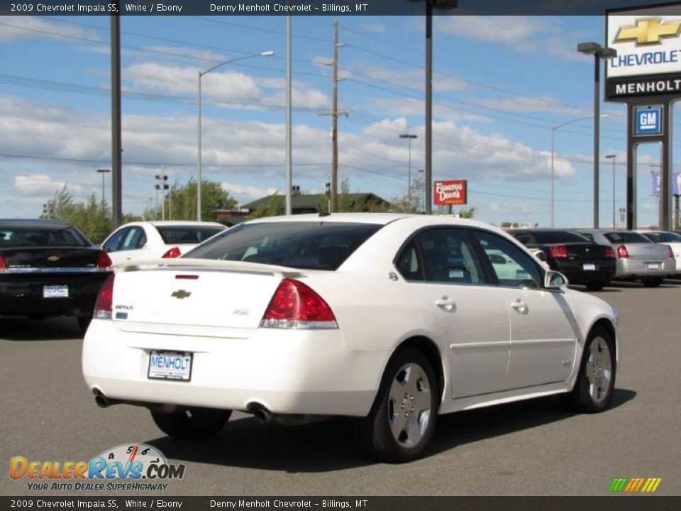 2009 Chevrolet Impala SS White / Ebony Photo #3