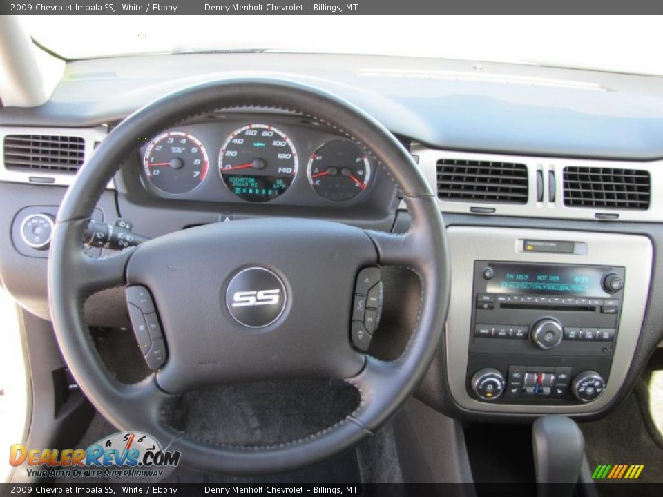 2009 Chevrolet Impala SS White / Ebony Photo #7