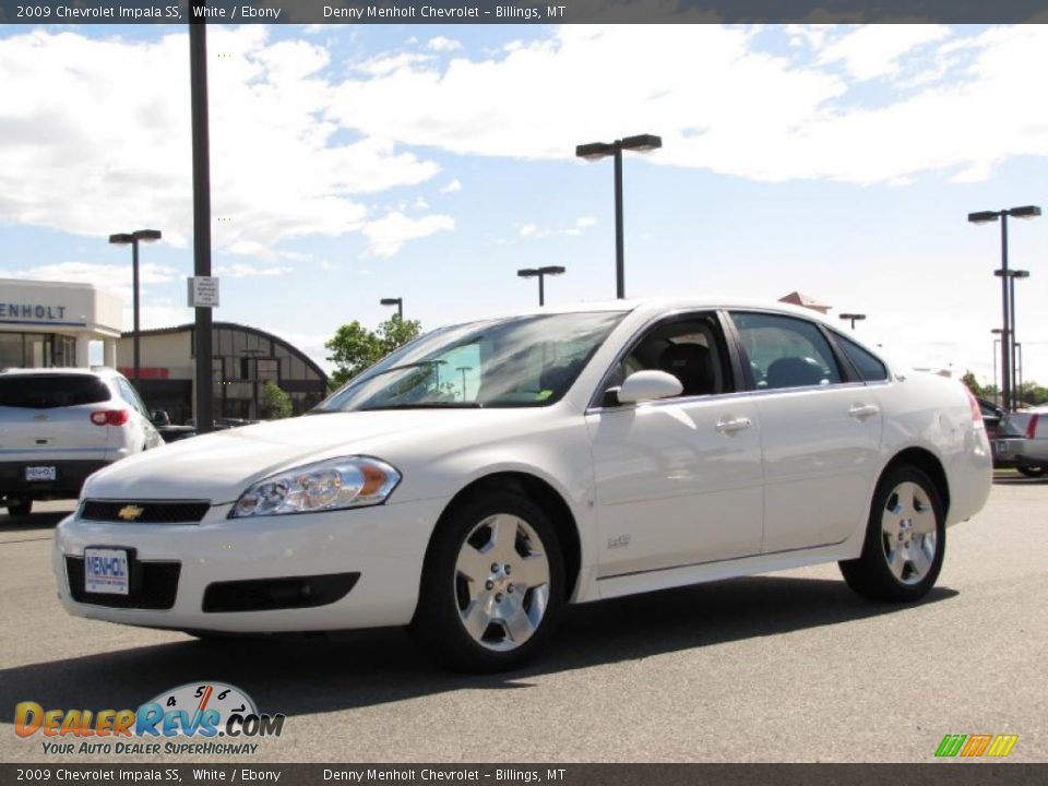 2009 Chevrolet Impala SS White / Ebony Photo #11