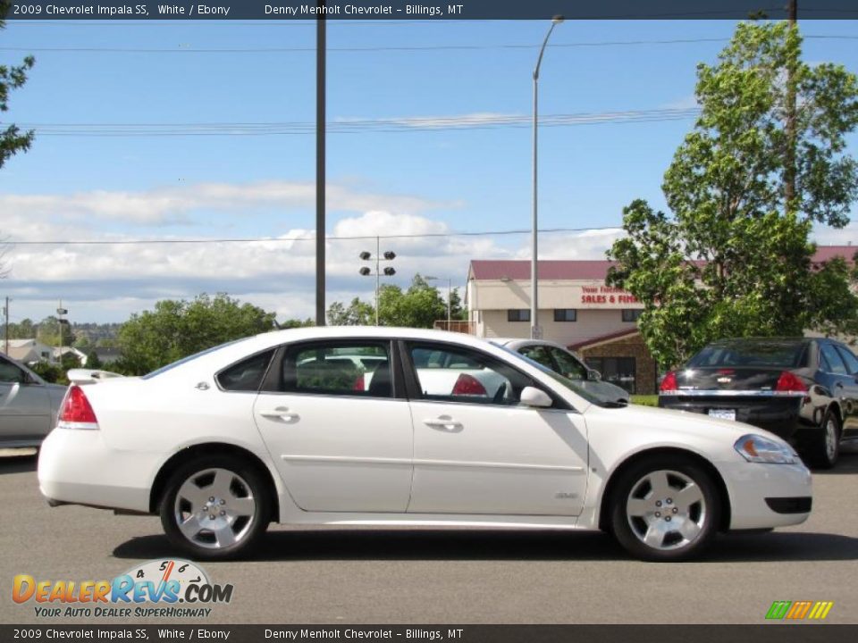 2009 Chevrolet Impala SS White / Ebony Photo #12