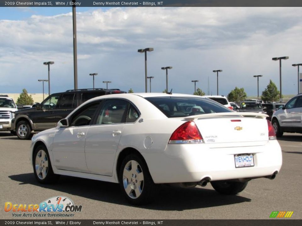 2009 Chevrolet Impala SS White / Ebony Photo #13