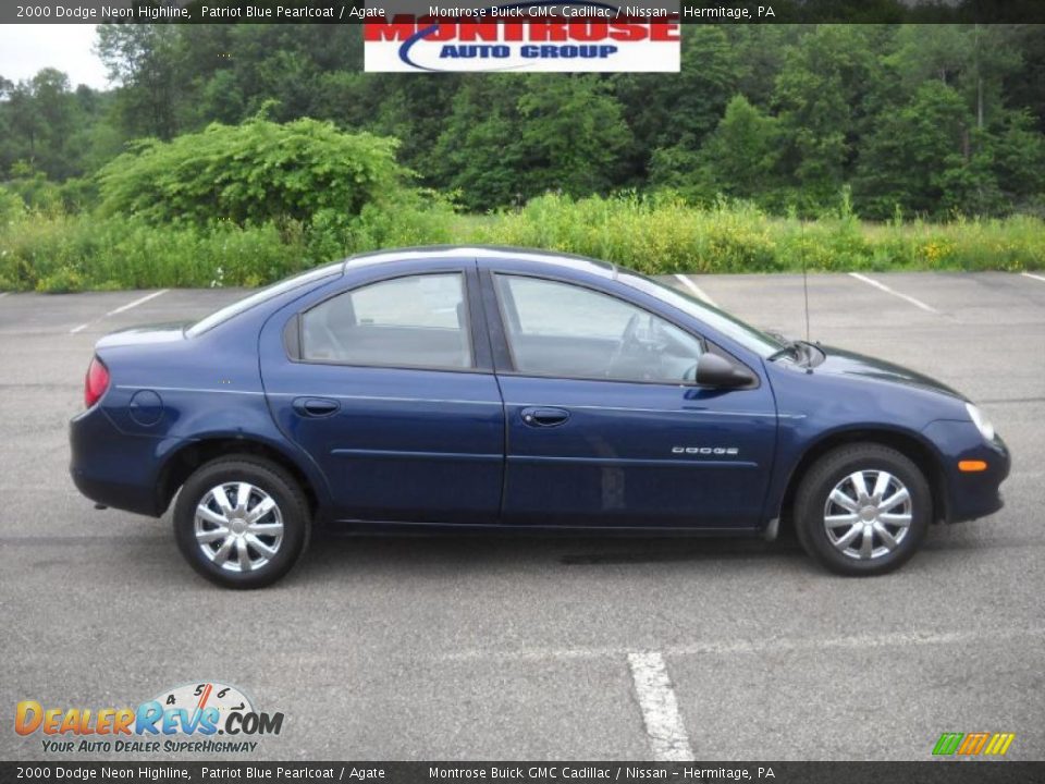 2000 Dodge Neon Highline Patriot Blue Pearlcoat / Agate Photo #1