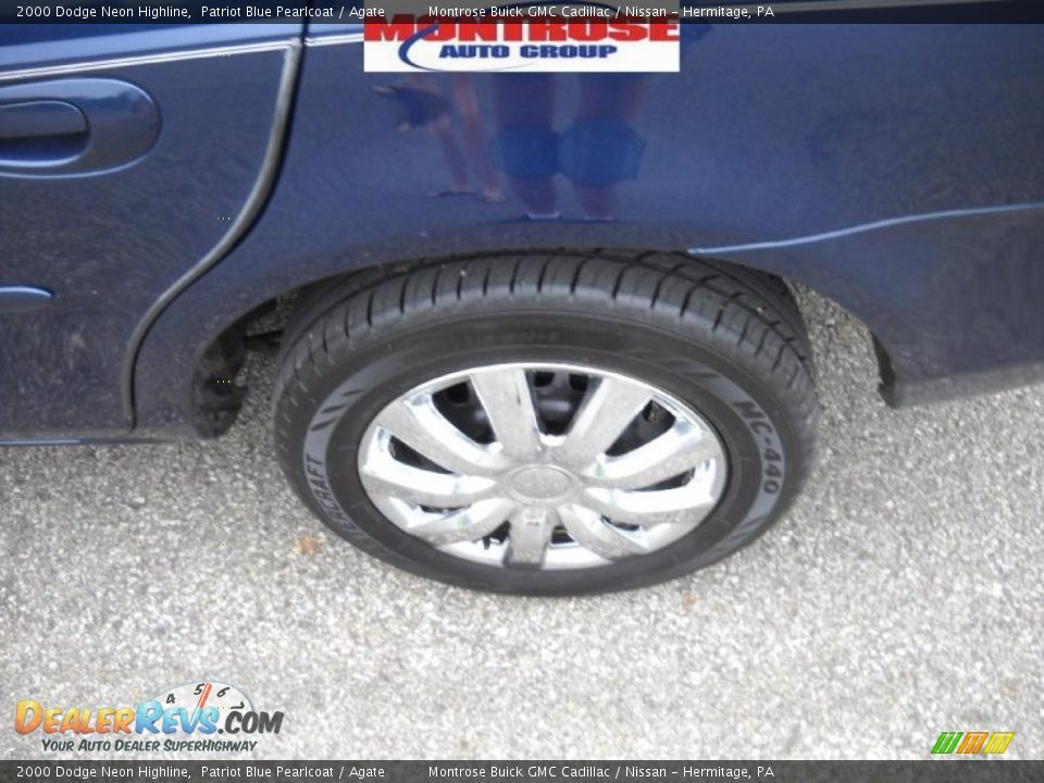 2000 Dodge Neon Highline Patriot Blue Pearlcoat / Agate Photo #15
