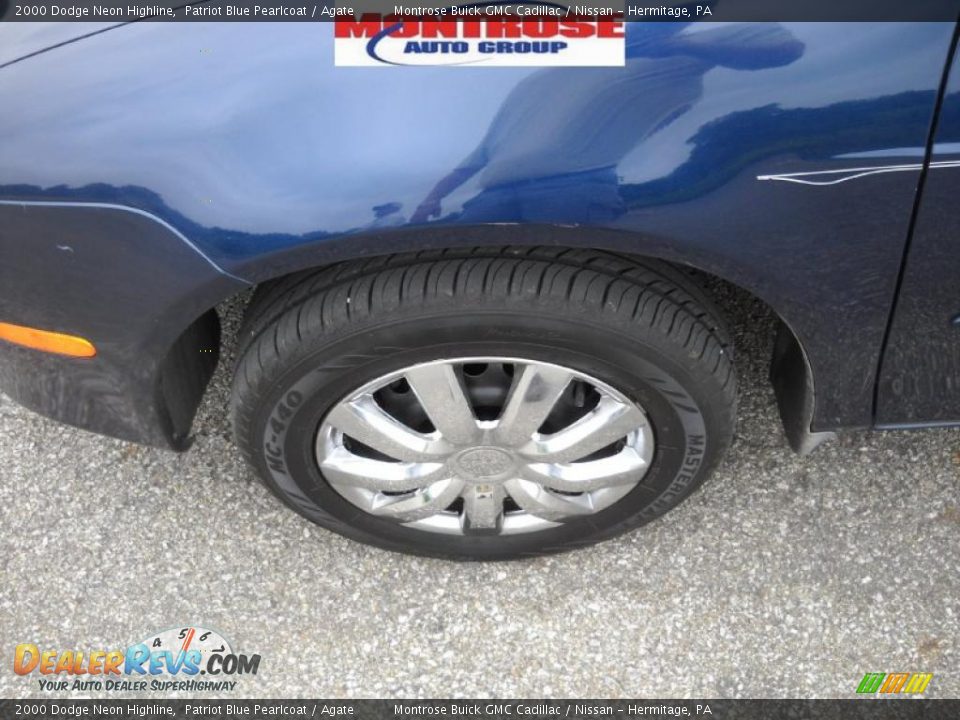2000 Dodge Neon Highline Patriot Blue Pearlcoat / Agate Photo #17