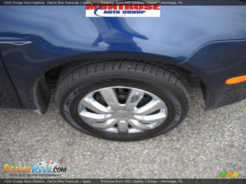 2000 Dodge Neon Highline Patriot Blue Pearlcoat / Agate Photo #23