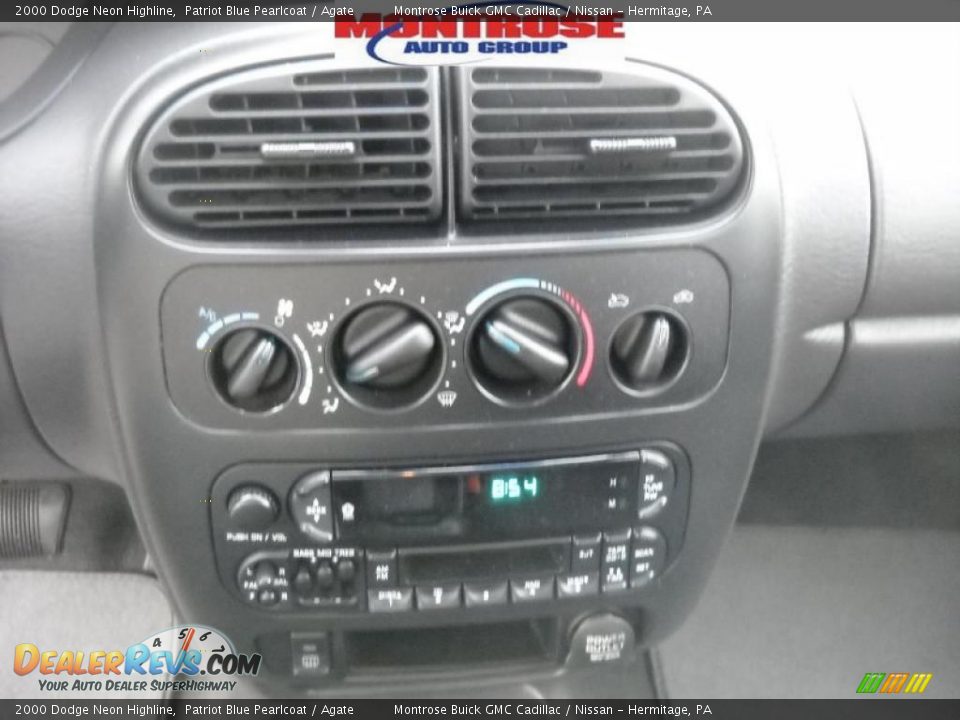 2000 Dodge Neon Highline Patriot Blue Pearlcoat / Agate Photo #26