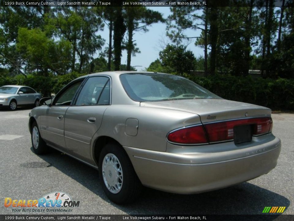 1999 Buick Century Custom Light Sandrift Metallic / Taupe Photo #3