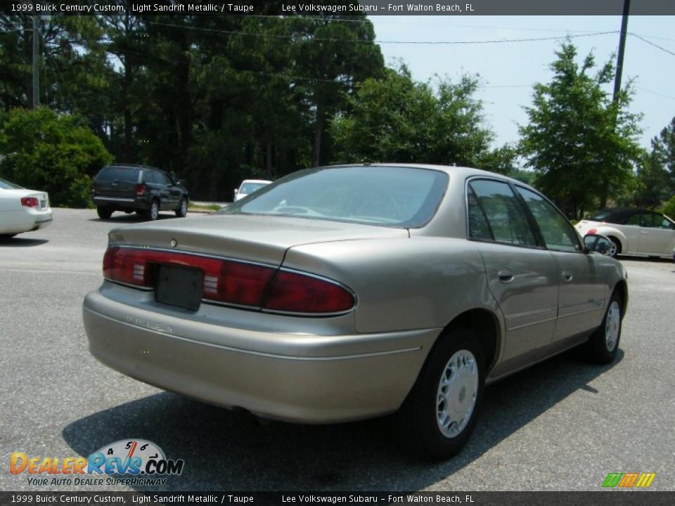 1999 Buick Century Custom Light Sandrift Metallic / Taupe Photo #5