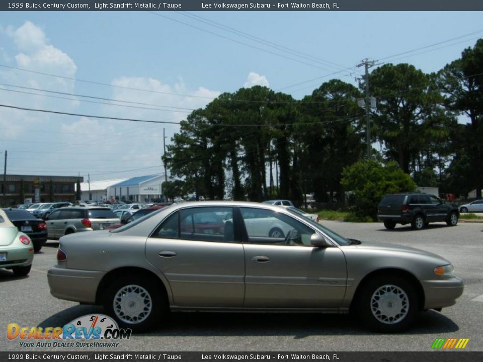 1999 Buick Century Custom Light Sandrift Metallic / Taupe Photo #6