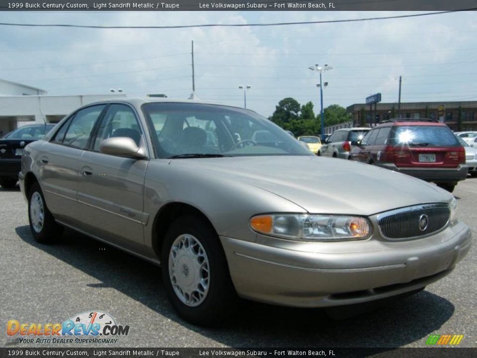 1999 Buick Century Custom Light Sandrift Metallic / Taupe Photo #7