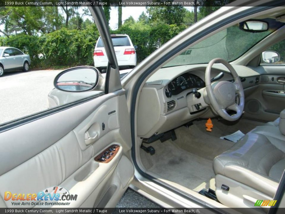 1999 Buick Century Custom Light Sandrift Metallic / Taupe Photo #12