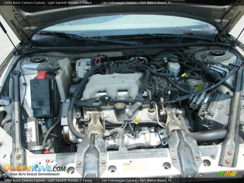1999 Buick Century Custom Light Sandrift Metallic / Taupe Photo #27