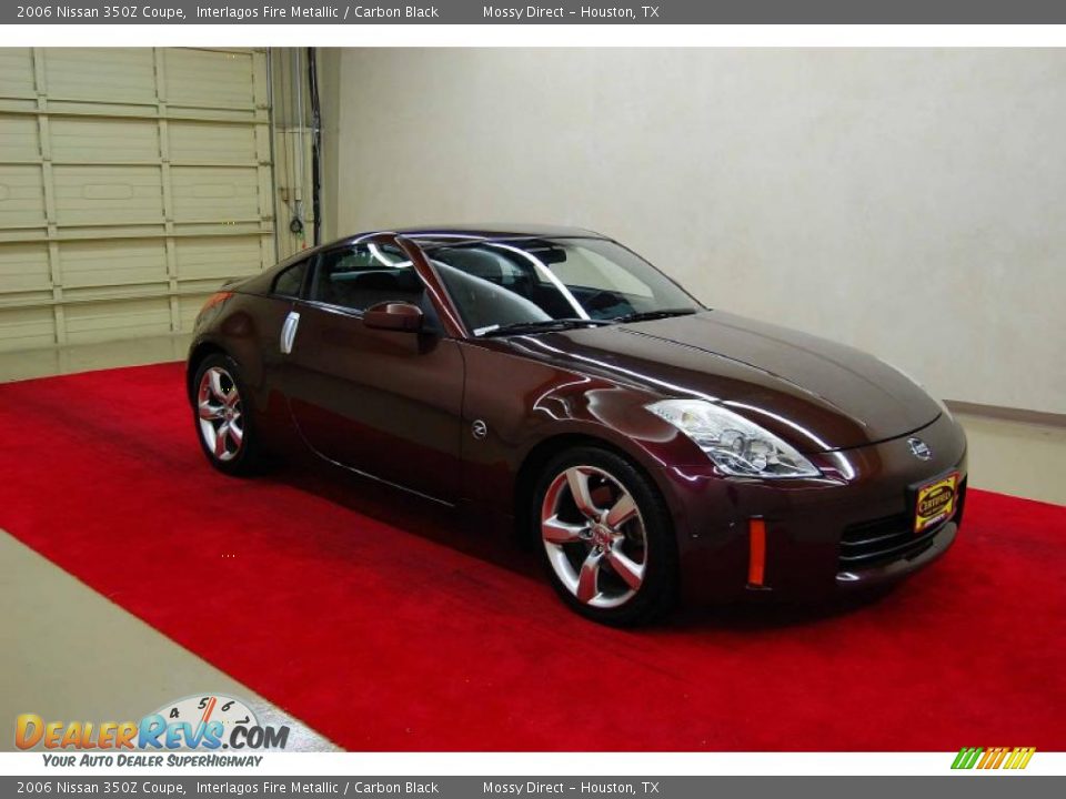 2006 Nissan 350Z Coupe Interlagos Fire Metallic / Carbon Black Photo #1