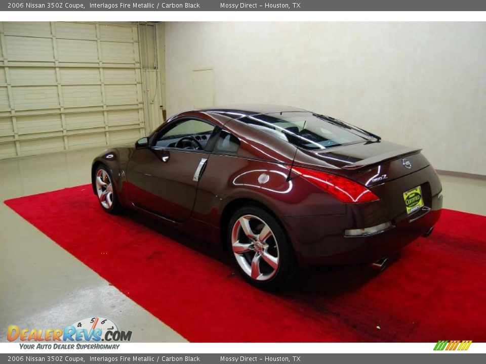 2006 Nissan 350Z Coupe Interlagos Fire Metallic / Carbon Black Photo #4