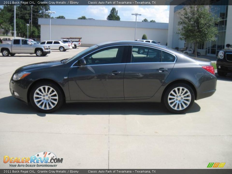 2011 Buick Regal CXL Granite Gray Metallic / Ebony Photo #3