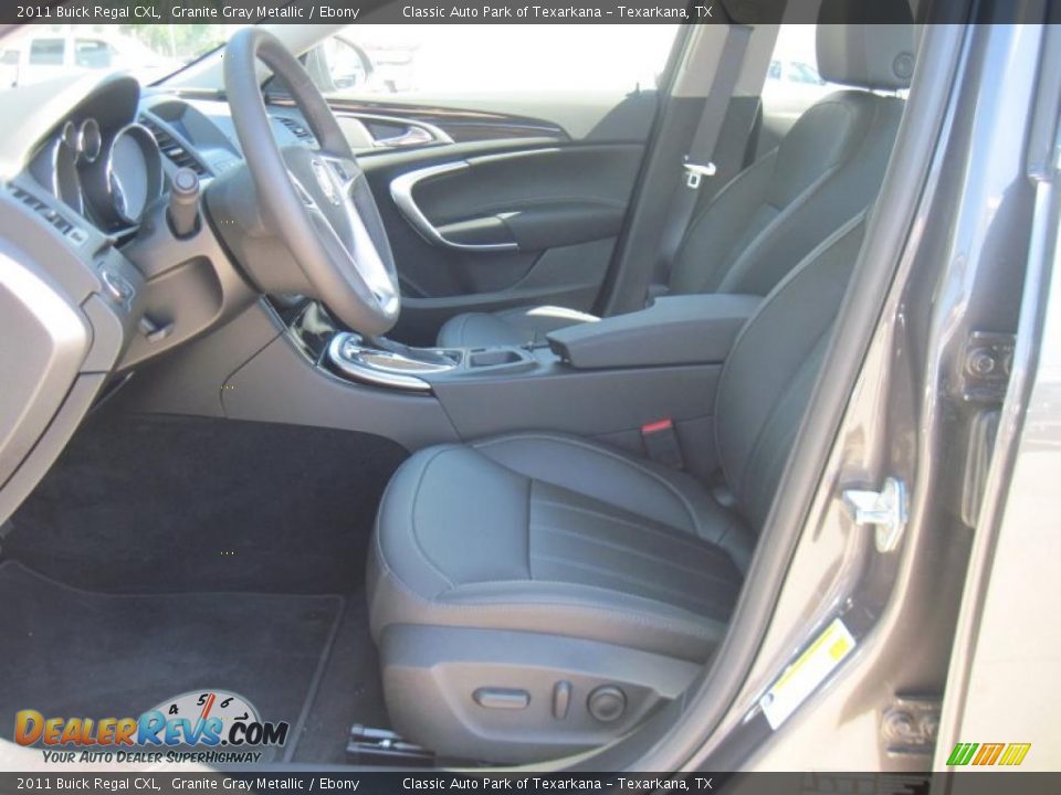2011 Buick Regal CXL Granite Gray Metallic / Ebony Photo #7