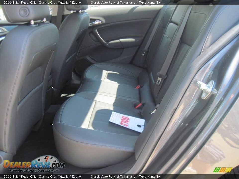 2011 Buick Regal CXL Granite Gray Metallic / Ebony Photo #8