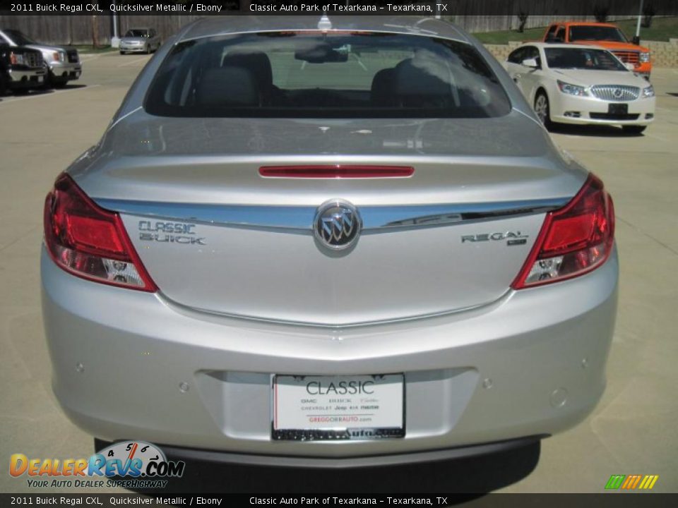 2011 Buick Regal CXL Quicksilver Metallic / Ebony Photo #6