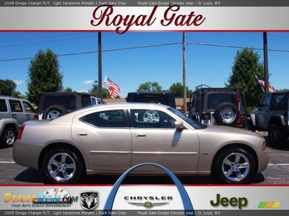 2008 Dodge Charger R/T Light Sandstone Metallic / Dark Slate Gray Photo #1