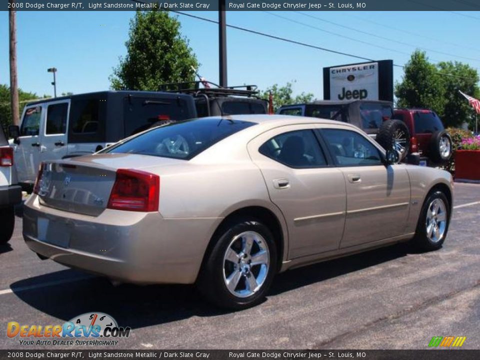 2008 Dodge Charger R/T Light Sandstone Metallic / Dark Slate Gray Photo #3