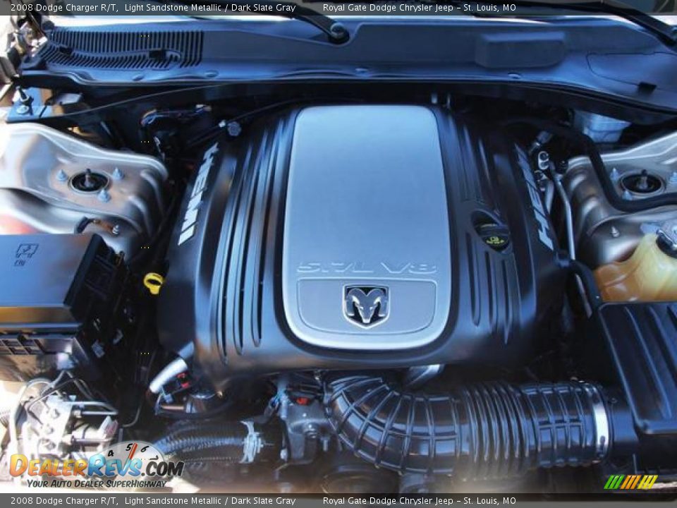 2008 Dodge Charger R/T Light Sandstone Metallic / Dark Slate Gray Photo #7
