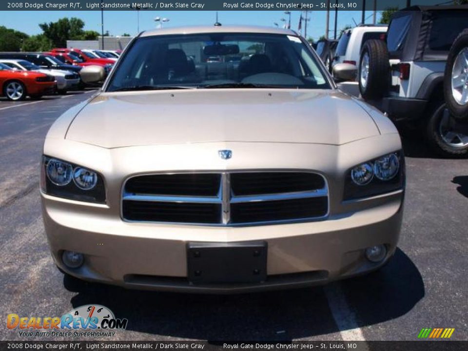 2008 Dodge Charger R/T Light Sandstone Metallic / Dark Slate Gray Photo #8