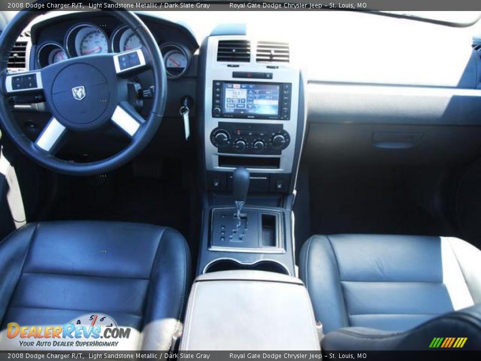 2008 Dodge Charger R/T Light Sandstone Metallic / Dark Slate Gray Photo #10