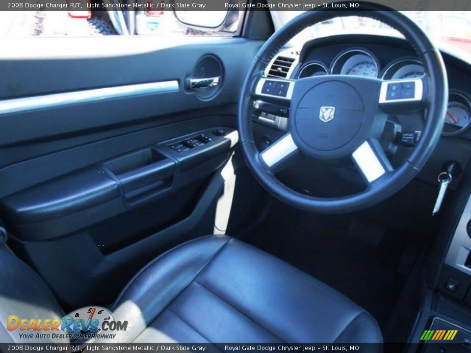 2008 Dodge Charger R/T Light Sandstone Metallic / Dark Slate Gray Photo #11