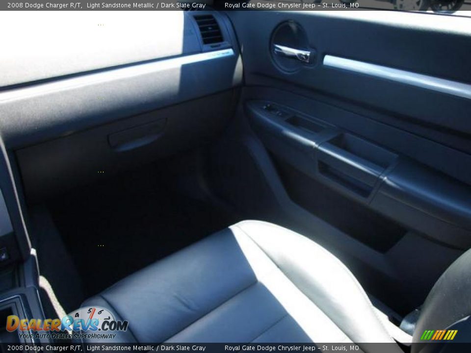 2008 Dodge Charger R/T Light Sandstone Metallic / Dark Slate Gray Photo #13