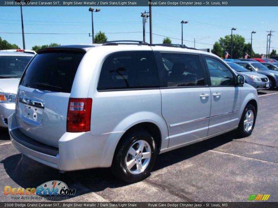 2008 Dodge Grand Caravan SXT Bright Silver Metallic / Dark Slate/Light Shale Photo #3