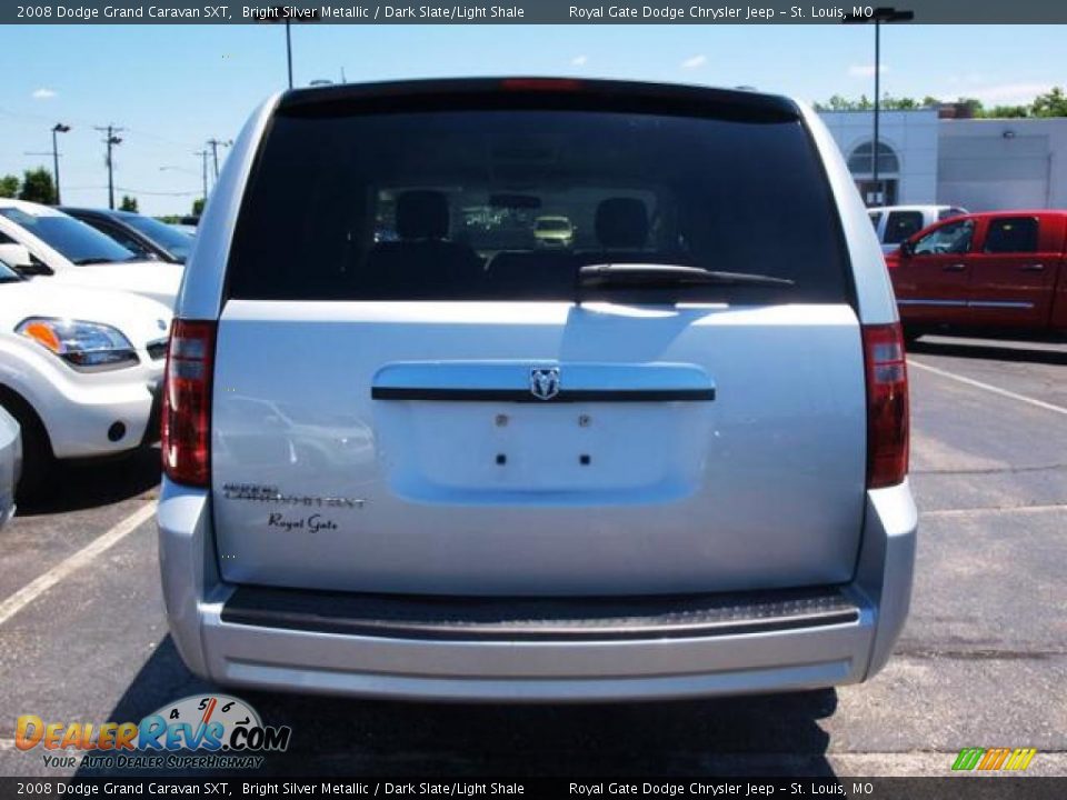 2008 Dodge Grand Caravan SXT Bright Silver Metallic / Dark Slate/Light Shale Photo #6