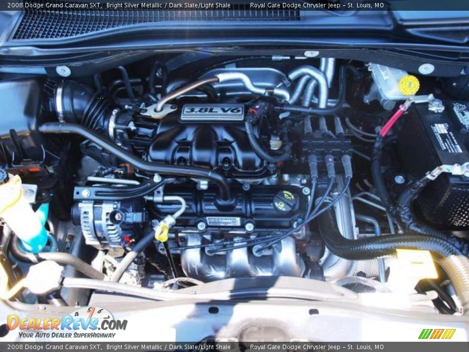 2008 Dodge Grand Caravan SXT Bright Silver Metallic / Dark Slate/Light Shale Photo #7