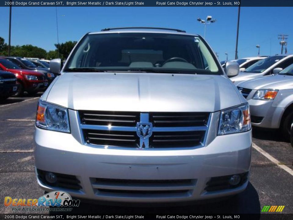 2008 Dodge Grand Caravan SXT Bright Silver Metallic / Dark Slate/Light Shale Photo #8