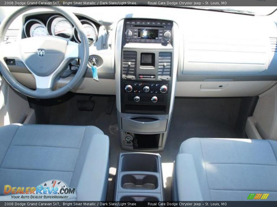 2008 Dodge Grand Caravan SXT Bright Silver Metallic / Dark Slate/Light Shale Photo #10