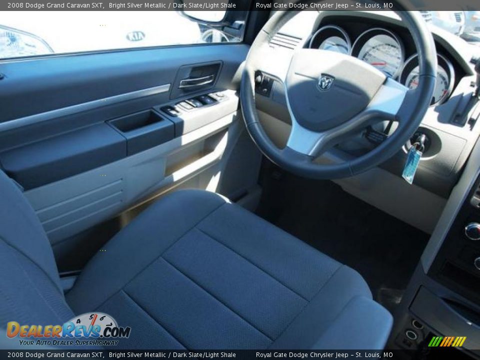2008 Dodge Grand Caravan SXT Bright Silver Metallic / Dark Slate/Light Shale Photo #11