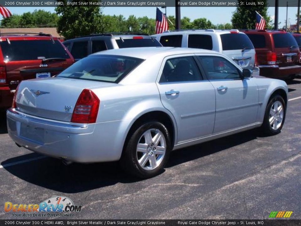 2006 Chrysler 300 C HEMI AWD Bright Silver Metallic / Dark Slate Gray/Light Graystone Photo #3
