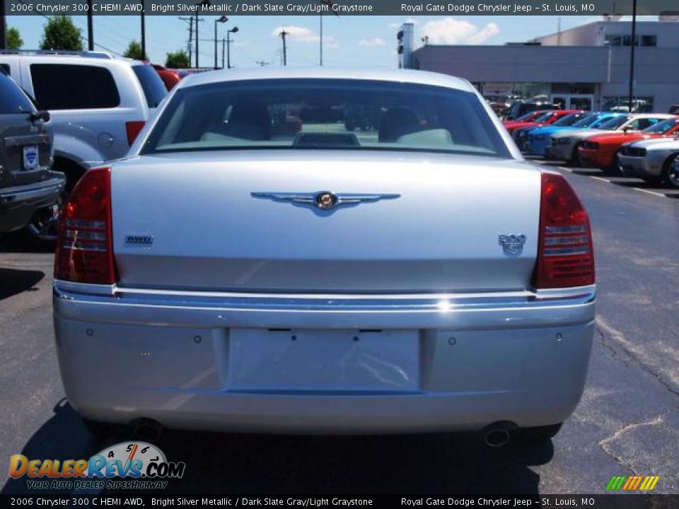 2006 Chrysler 300 C HEMI AWD Bright Silver Metallic / Dark Slate Gray/Light Graystone Photo #6