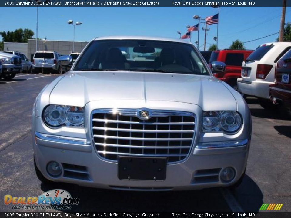 2006 Chrysler 300 C HEMI AWD Bright Silver Metallic / Dark Slate Gray/Light Graystone Photo #8