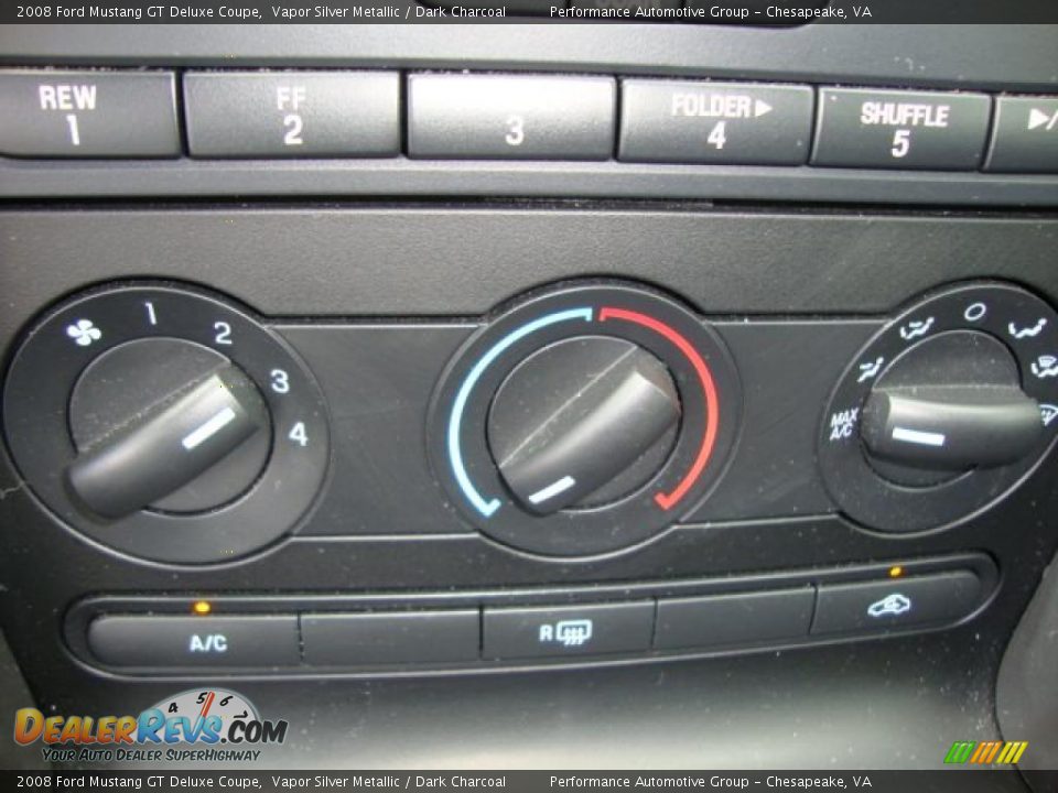 2008 Ford Mustang GT Deluxe Coupe Vapor Silver Metallic / Dark Charcoal Photo #15