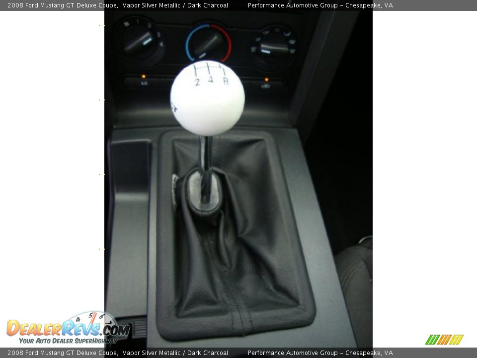 2008 Ford Mustang GT Deluxe Coupe Vapor Silver Metallic / Dark Charcoal Photo #16