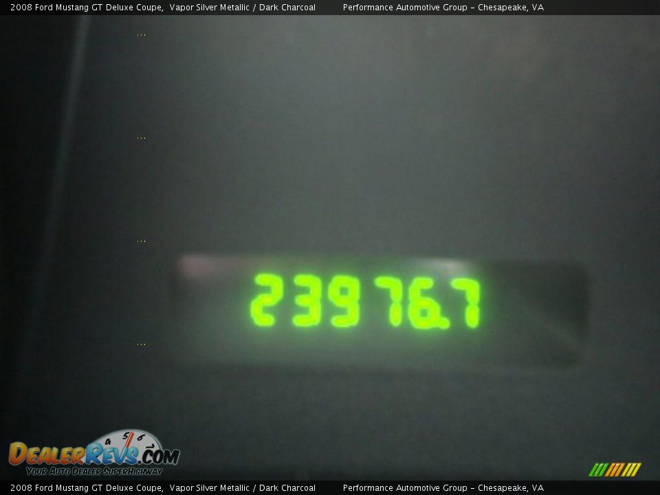 2008 Ford Mustang GT Deluxe Coupe Vapor Silver Metallic / Dark Charcoal Photo #17