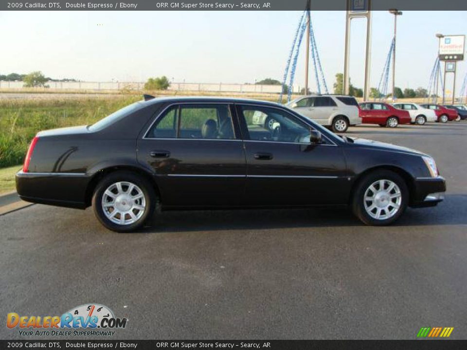 2009 Cadillac DTS Double Espresso / Ebony Photo #3