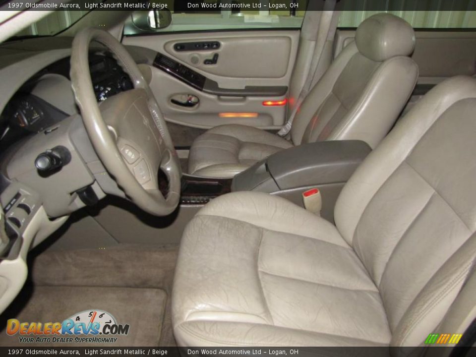 1997 Oldsmobile Aurora Light Sandrift Metallic / Beige Photo #23