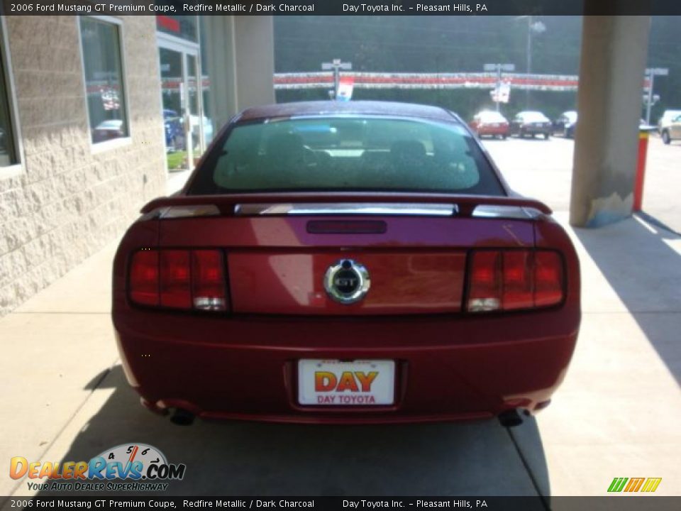 2006 Ford Mustang GT Premium Coupe Redfire Metallic / Dark Charcoal Photo #3